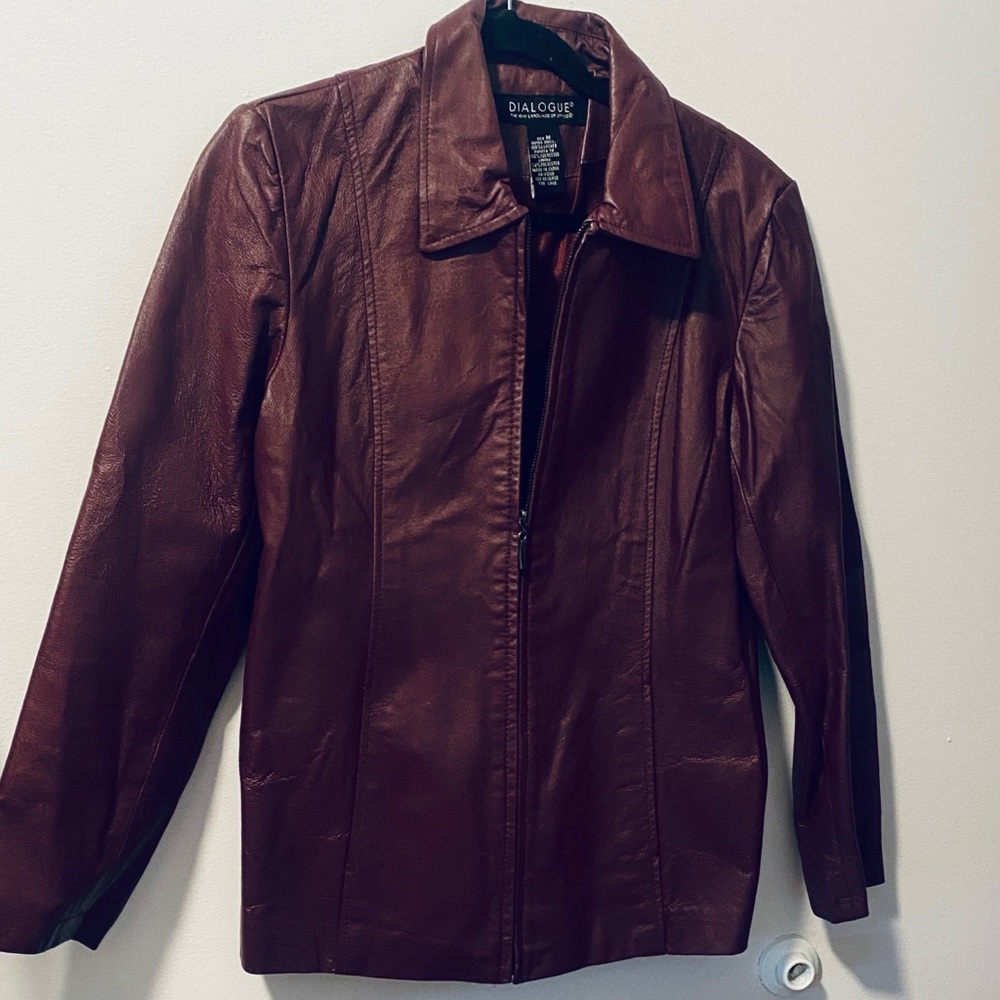 Dialogue leather jacket